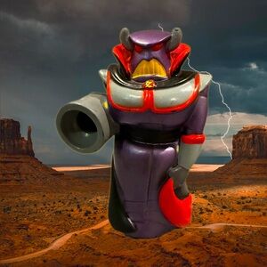 Disney Parks Pixar Toy Story Zurg Popper Action Figure Squeeze Toy